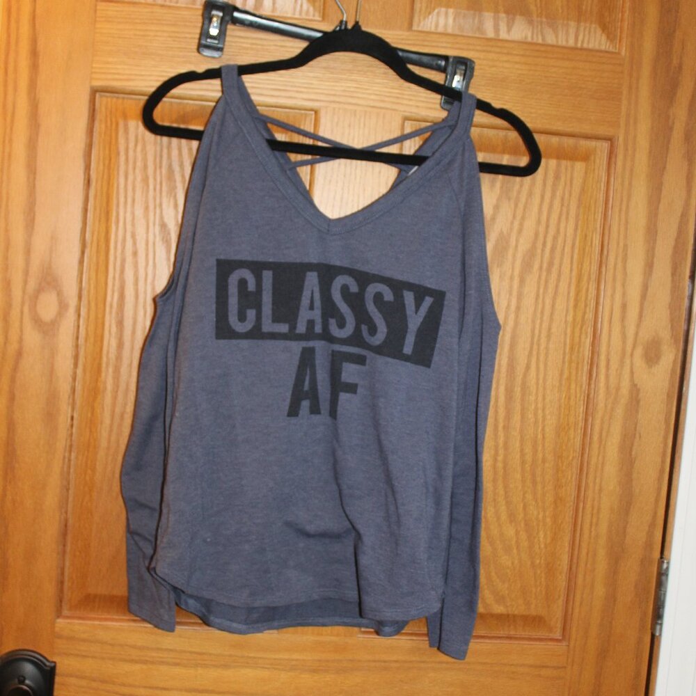 Charlotte Russe Juniors XS Blue Top - Classy AF
